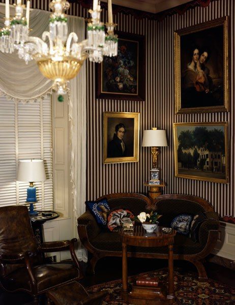 Gold Striped Walls, Striped Walls Vertical, Striped Hallway, Wwii Soldiers, Brooklyn Museum Of Art, Stripe Wall, Stripped Wall, James River, Standard Oil