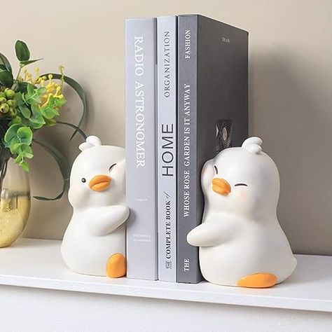 Desain Pantry, Decorative Bookends, Room Deco, Cute Bedroom Decor, Cozy Room Decor, Book Holders, Unique Book, Dream Room Inspiration, Cute Home Decor