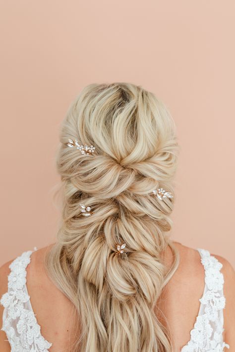 Bridesmaid hair long