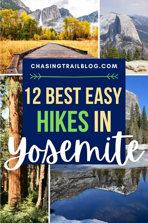 Hiking In Yosemite National Park, Easy Yosemite Hikes, Yosemite Packing List Summer, Yosemite In September, Yosemite Aesthetic, Yosemite Hiking, Yosemite Vacation, Yosemite Sequoia, Lake Tahoe Trip