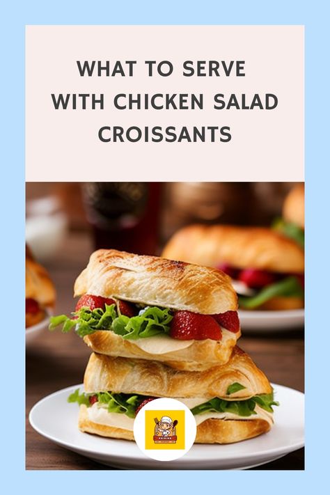 🌟🥐 Elevate your chicken salad croissants with these mouthwatering side dishes! 🥗🍇 #FoodieFaves #ChickenSaladAddict #TastyCombos Side For Chicken, Chicken Salad Croissants, Spicy Tuna Salad, Chicken Salad Croissant, Cranberry Chicken Salad, Thai Chicken Salad, Spicy Buffalo Chicken, Mango Chicken, Cranberry Chicken