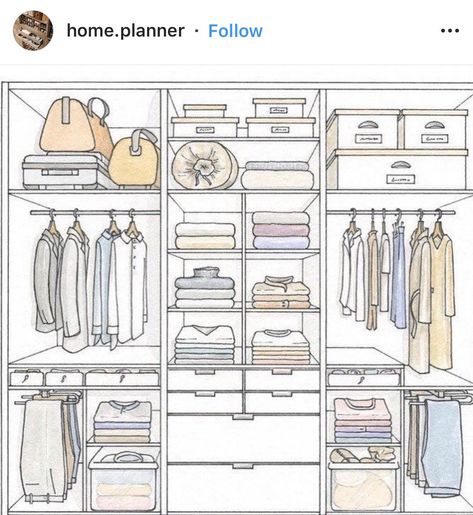 Small Walk In Closet Ideas, Wardrobe Layout, Wardrobe Shutter Design, Walk In Closet Ideas, Modern Bedroom Wardrobe, Ideas For Small Bedrooms, Bedroom Wardrobe Ideas, Small Walk In Closet, Bedroom Built In Wardrobe