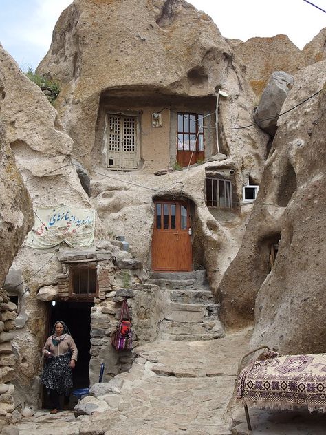 Kandovan Ancient Rocky Village East Azerbaijan Iran Middle… | Flickr Rock House, Iran Travel, Capital Cities, Unusual Buildings, Unusual Homes, Interesting Buildings, House On The Rock, Amazing Buildings, Unique Houses