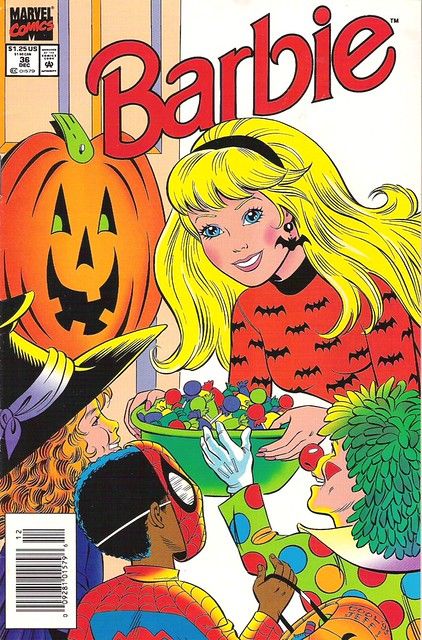 Barbie Comic, Halloween Wallpaper Iphone Backgrounds, Marvel Comics Covers, Barbie Halloween, 90s Halloween, Cartoon Posters, Halloween Wallpaper Iphone, Halloween Poster, Barbie Diy