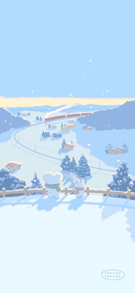 Winter Aesthetic Animated, Cute Wallpapers Winter Aesthetic, Soft Winter Aesthetic Wallpaper, Winter Wallpapers Aesthetic Dark, Cute Phone Backgrounds Winter, Snowy Winter Wallpaper, Cute Winter Phone Wallpapers, Snow Wallpaper Anime, Cute Winter Phone Backgrounds