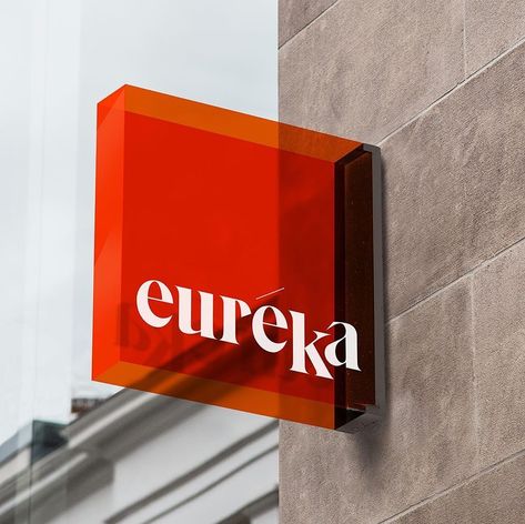 THEBRANDINGCOLLECTIVE® on Instagram: “Brand Identity Design For ‘EUREKA’ | 👉🏻 Have a QUESTION? 📩 DM us! — 👉🏻 Follow @thebrandingcollective for daily branding, identity and…” Corporate Signage, Storefront Signage, Module Design, Wayfinding Signage Design, Store Signage, Shop Signage, Sign Board Design, Design Café, Wayfinding Design