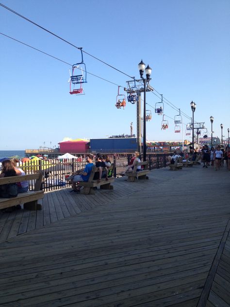 Summer Boardwalk Aesthetic, New Jersey Boardwalk, Jersey Shore Boardwalk, Seaside Park Nj, Seaside Heights Nj Boardwalk, Seaside Heights Boardwalk, Seaside Heights Nj, Board Walk, Seaside Park