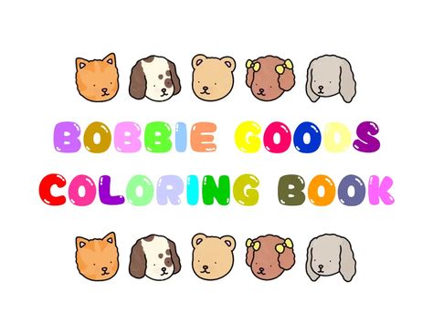 Bobbie Goods Coloring Book, Bobbi Goods, Bobbie Goods Coloring, Bobbie Goods, Lectures Notes, Coloring Book Art, Cute Coloring Pages, Color Inspo, Sticker Collection