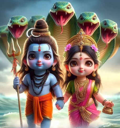 Cute Shiv Parvati, Shiv Parvati Cartoon, Shiv Parvati Images, Shiv And Parvati, Siva Parvathi, Shiv Parvati, Cute Love Photos, Cute Mobile Wallpapers, Shiva Parvati Images