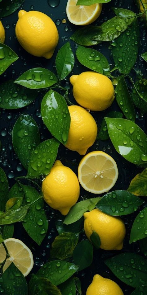 Lemon Background Aesthetic, Citron Aesthetic, Lemon Wallpaper Iphone, Lemon Pics, Lemon Background, Pretty Phone Backgrounds, Sea Creatures Art, Disney Canvas Art, Beautiful Summer Wallpaper