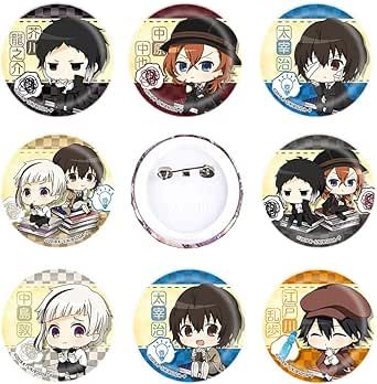 Dazai-Osamu Brooch Anime Nakahara Chuuya Cosplay Costume Button Pins Badge Pendants(8pcs) Chuuya Cosplay, Pins Button, Nakahara Chuuya, Pin Ideas, Edgy Jewelry, Star Images, Dazai Osamu, Bungo Stray Dogs, Button Pins