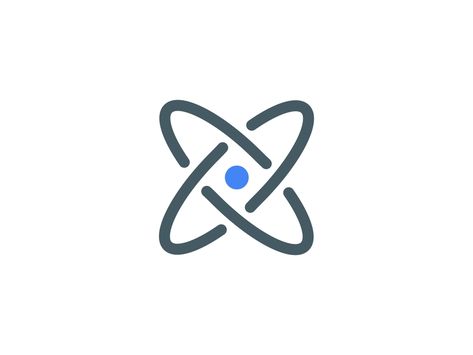 Atom Icon by Ryan Myers on Dribbble Atom Logo Design, Atom Logo, Letter V, Business Ideas, Atom, Icon Design, Global Community, Creative Professional, Logo Design