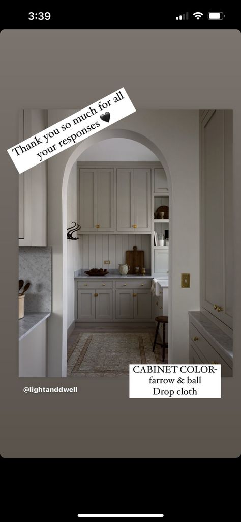 Farrow And Ball Drop Cloth Kitchen Cabinets, Drop Cloth Kitchen Cabinets, Farrow Ball Drop Cloth, Farrow And Ball Dropcloth, Drop Cloth Farrow And Ball, Farrow And Ball Drop Cloth, Basement Redesign, Winfield House, Nottingham Cottage