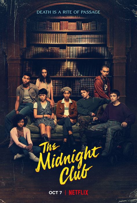 Mike Flanagan on Twitter: "Welcome to the club... coming 10/7 https://t.co/D5hxEfOFdA" / Twitter The Midnight Club, Emily Beecham, Series Posters, Doctor Sleep, Midnight Club, Diego Luna, Star Students, Jeff Bridges, Club Poster