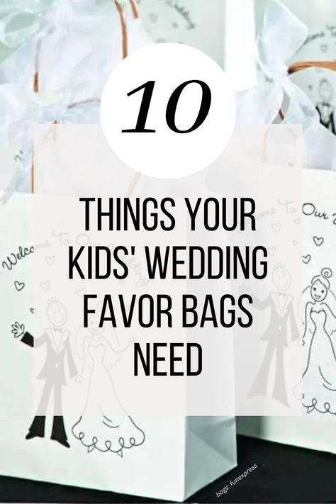 Kids Entertainment Wedding, Kids Wedding Favors, Wedding Goodie Bags, Kids Gift Bags, Wedding Party Bags, Wedding Activity, Destination Wedding Welcome Bag, Kids Wedding Activities, Goodie Bags For Kids