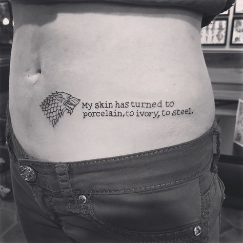 Porcelain Ivory Steel Tattoo, Sansa Stark Tattoo Ideas, Sansa Stark Tattoo, Game Of Thrones Tattoo Ideas, Porcelain Ivory Steel, Birthday Tattoo Ideas, Hand Tattoo Images, Game Of Thrones Tattoo, Birthday Tattoo