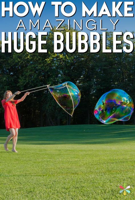 Giant Bubbles Recipe: How to Make the BEST Solution for Huge Bubbles Touchable Bubbles, Giant Bubble Recipe, Huge Bubbles, Bubbles Recipe, Baby Gel, Bubble Recipe, Super Bubbles, How To Make Bubbles, Homemade Bubbles