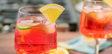 Italian Spritz by Valerie Bertinelli Margaritas For A Crowd, Pitcher Margarita Recipe, Blood Orange Margarita Recipe, February Recipes, Batch Cocktail Recipe, Orange Margarita, Blood Orange Margarita, Batch Cocktails, Homemade Donuts