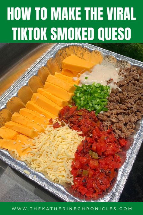 Smoked Queso, Pellet Smoker Recipes, Traeger Grill Recipes, Griddle Recipes, Pellet Grill Recipes, Traeger Recipes, Queso Dip, Smoker Recipes, Smoked Food Recipes