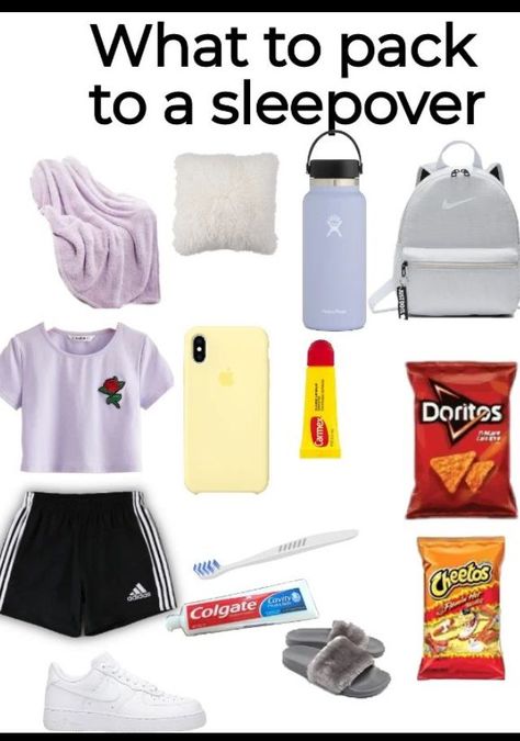 What to pack for a sleepover in 2021 | Sleepover essentials, Sleepover, Road trip bag Pack For A Sleepover, Sleepover Packing, Sleepover Packing List, Trip Essentials Packing Lists, Teen Sleepover Ideas, Travel Backpack Essentials, Sleepover Essentials, Road Trip Bag, Road Trip Kit