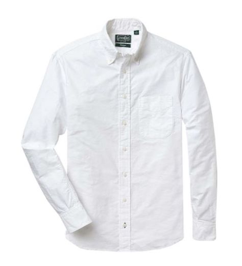 A White Oxford White Oxford Shirt, White Oxford, Oxford Shirt Men, Gitman Vintage, Oxford White, Stylish Mens Outfits, Men Shirt Style, Gentleman Style, Oxford Shirt