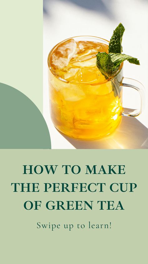 If you’re a tea drinker who loves green tea, we’ll show you how to make the perfect cup of green tea at home every time. Ways To Drink Green Tea, What To Add To Green Tea, How To Make Green Tea Taste Good, Cold Green Tea Recipe, How To Make Green Tea, Morning Green Tea, Green Tea At Home, Hot Green Tea, Cold Green Tea