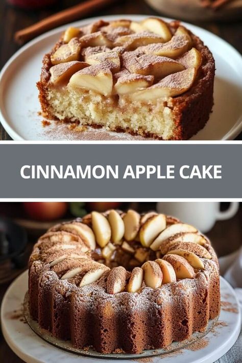 Cinnamon Apple Cake Spice Apple Cake, Cinnamon Apple Cake, Apple Cinnamon Cake, Comfort Desserts, Cinnamon Cake, Cinnamon Apple, Cake Business, Spiced Apples, Apple Cinnamon