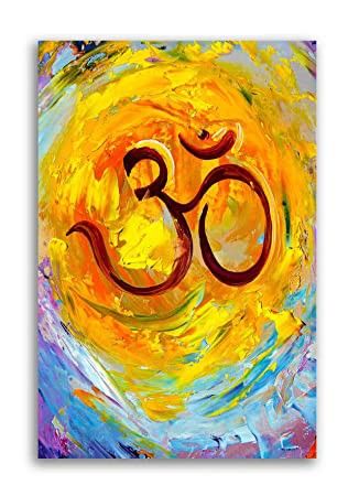 Room Canvas Painting, Spiritual Art Painting, Living Room Canvas Painting, Rajasthani Painting, Modern Art Canvas Painting, Painting Canvases, Ganesha Painting, Room Canvas, Acrylic Painting Tutorials