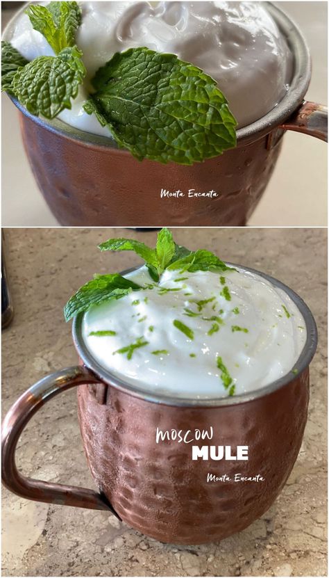 Moscow Mule é uma receita de drinque com vodca e espuma de gengibre bem famosa no mundo inteiro.  A Natalia Posses invadiu a cozinha do restaurante YCI, com o bartender Giovani,   para mostrar para gente  a versão brasileira dela Moscow Mule Receita, Moscow Mule Drink, Mule Drink, Moscow Mule Recipe, Mule Recipe, Alcohol Drink Recipes, Bar Drinks, Moscow Mule, Adult Drinks