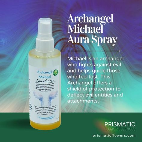 Archangel Michael Aura Spray. Angel Essence, Angelic Essence, Repel Negative Energy, Negative Energy Cleanse, Clearing Energy, Follow Your Intuition, Aura Spray, Calm Energy, Smudge Spray