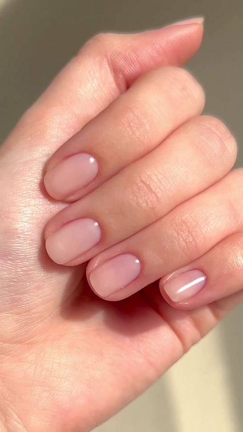 30 Best BIAB Nails To Inspire You Nails Inspiration Natural, Nails Inspiration Short, Bio Gel Nails, Natural Looking Acrylic Nails, Biab Nails, Natural Nails Manicure, Natural Looking Nails, Natural Gel Nails, Builder Gel Nails