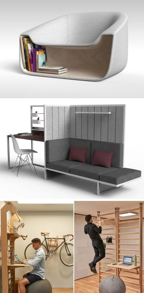 Interesting Furniture Design, Smart Office Furniture Technology, Foldable Furniture Design, Modular Furniture Design Interiors, Flexible Furniture Design, Innovative Furniture Space Saving, Smart Furniture Space Saving, Multi Purpose Furniture, Innovative Furniture Design