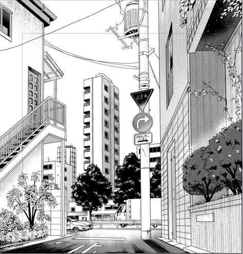 Inking “How to draw manga styled urban backgrounds from scratch #5” by Primula_ - CLIP STUDIO TIPS Cityscape Drawing, Draw Manga, Anime City, Arte 8 Bits, City Background, Draw Anime, City Drawing, Perspective Art, Background Drawing