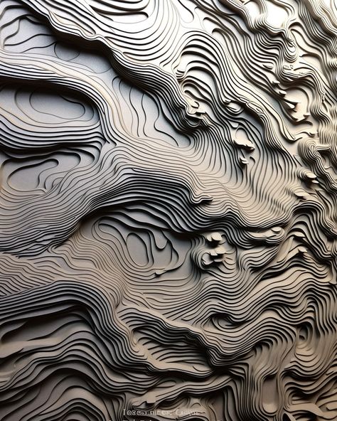 The prompt for these images asked MidJourney to create topographical artwork as if CNC-machined from various materials. Prompt Engineering, Generative Art, Cnc Machine, Engineering, To Create, Art