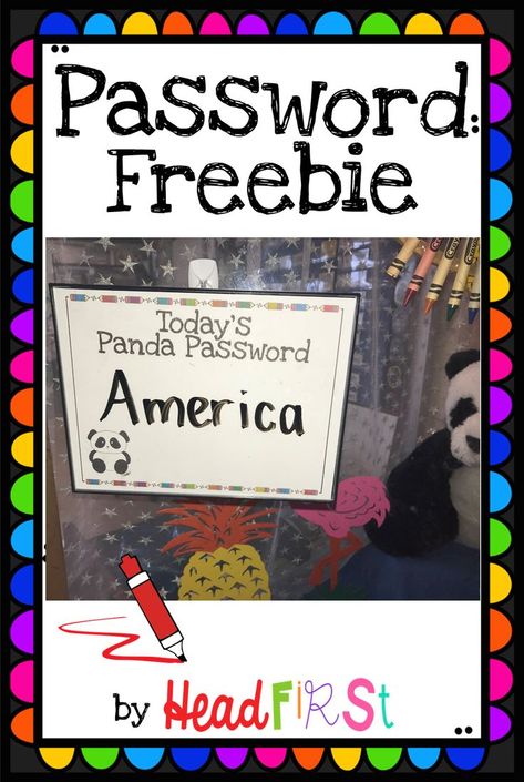 FREEBIE ALERT: Having a password to enter the classroom is a quick and easy way to reinforce a concept and do a quick assessment. Use sight words, number bonds, number sentences, the possibilities are endless! Click to download this FREE resource! First Grade Freebies, Number Sentences, Number Bonds, High School Classroom, Sight Word, A Concept, School Classroom, Sight Words, The Classroom