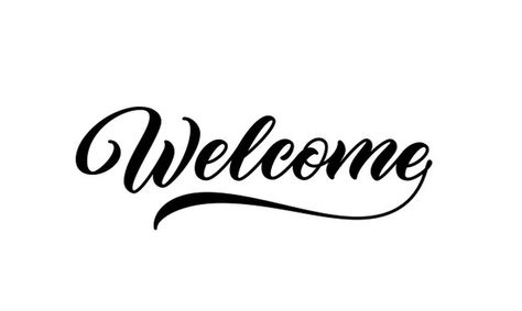 Welcome Logo Design, Sign Up Ui, Welcome Lettering, Hallo November, Ui Kit Design, Lettering Words, Vintage Ribbon Banner, Welcome Logo, Welcome Words