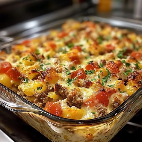 Crazy Good Casserole Recipe 🍽️✨ (recipe below)This Crazy Good Casserole is a hearty and comforting dish loaded with ground beef, pasta, cheese, and a creamy sauce. It's perfect for feeding a crowd and is sure to be a hit at any table. Ingredients:1 pound ground beef1 medium onion, chopped2 cloves garlic, minced1 (10.75 oz) can Easy Casseroles For A Crowd, Casseroles For A Crowd Main Dishes, Casseroles For A Crowd, Crazy Good Casserole, Casserole For A Crowd, Mince Dishes, Fun Meals, Pasta Cheese, Casserole Side Dishes