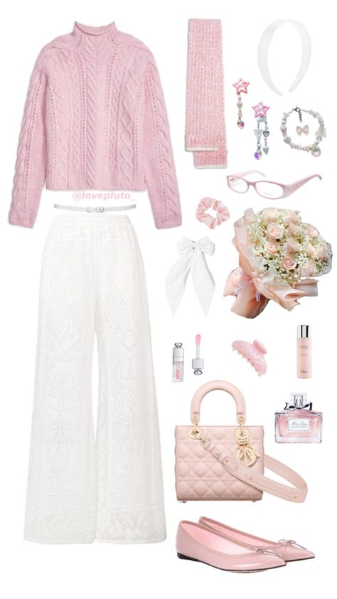 modest pink coquette winter dior outfit Pastel Outfit Winter, Modest Coquette, Dior Outfit, Coquette Winter, Modest Girly Outfits, Outfit Modest, Modest Outfit Ideas, Cute Modest Outfits, Outfit Png