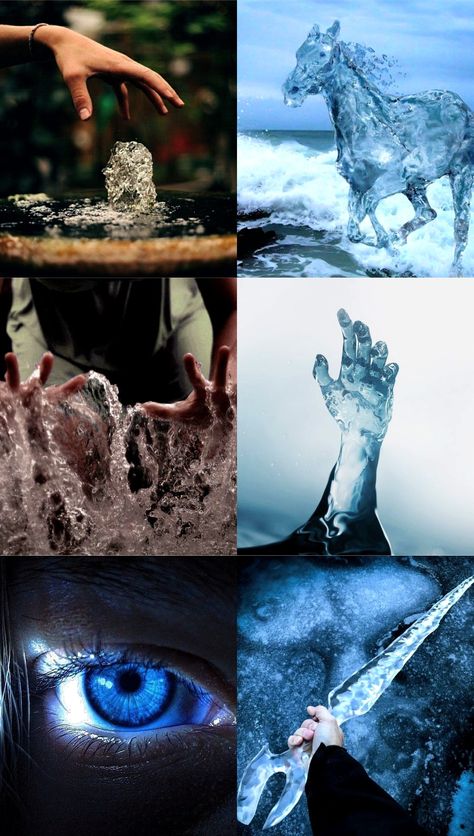 #waterbender #water #telekinesis Water Superpower Aesthetic, Water Aesthetic Magic, Ocean Powers Aesthetic, Crystal Powers Aesthetic, Water Manipulate Power, Water Elemental Male, Water Magic Fantasy Art, Water Powers Magic, Water Power Aesthetic