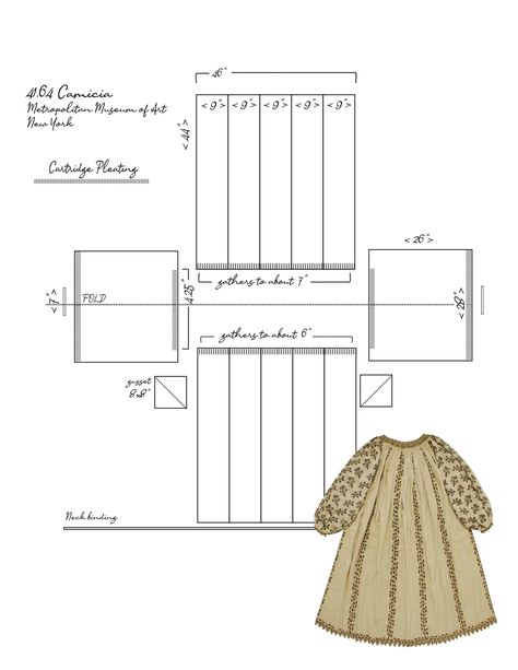 Medieval Blouse Pattern, Sca Largesse Ideas Projects, Top Stitching Ideas, Chemise Pattern, Historical Clothing Patterns, Smock Pattern, Smocking Tutorial, Sewing Room Organization, Garment Pattern