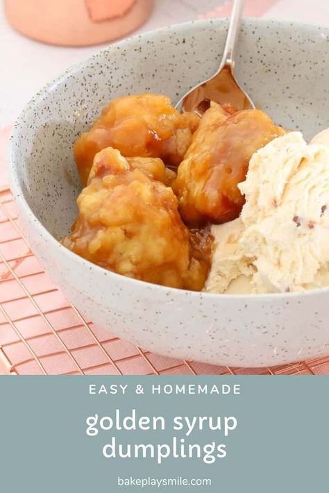 Golden Syrup Dumplings, Winter Desserts Easy, African Desserts, Fluffy Dumplings, Winter Dessert, Winter Dessert Recipes, Valentine's Day Treats, Cooking Book, Dumplings Recipe