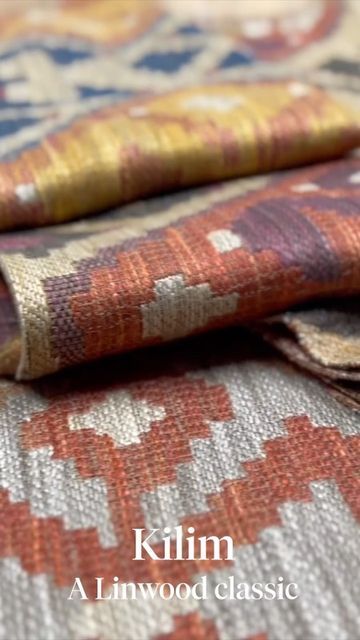 Linwood • Fabrics, Wallpapers & Cushions on Instagram: "Heavyweight, classic and soft to the touch – our Kilim collection is mainly for upholstery but if you are feeling more adventurous it can also be used for curtains. Explore the designs… #linwoodfabric #softaesthetic #geometricart #upholsteryfabric #curtainsdesign" Linwood Fabrics, Kilim Fabric, Home Design Plan, Home Decor Color, Classic Interior, Fabric Upholstery, Reupholster, Luxury Interior Design, Geometric Art