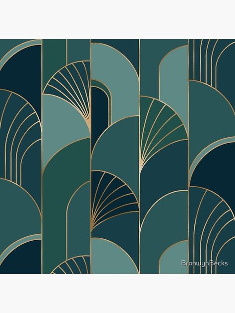 Art Deco Shell Pattern, Art Deco Botanical Wallpaper, Art Deco Colour Palette Interiors, Art Deco Leaves, Art Deco Prints Pattern, Art Deco Motifs Pattern, Artdeco Art Design, Art Deco Wall Colors, Art Deco Details