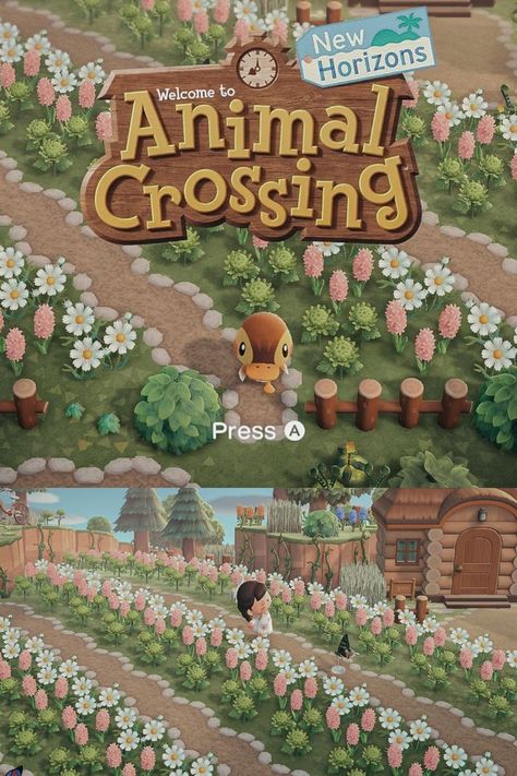 Acnh Flower Field, Cottagecore Animal Crossing, Acnh Cottagecore, Animal Crossing 3ds, Animal Crossing Funny, Animal Crossing Qr Codes Clothes, Animal Crossing Wild World, Garden Animals, Island 2