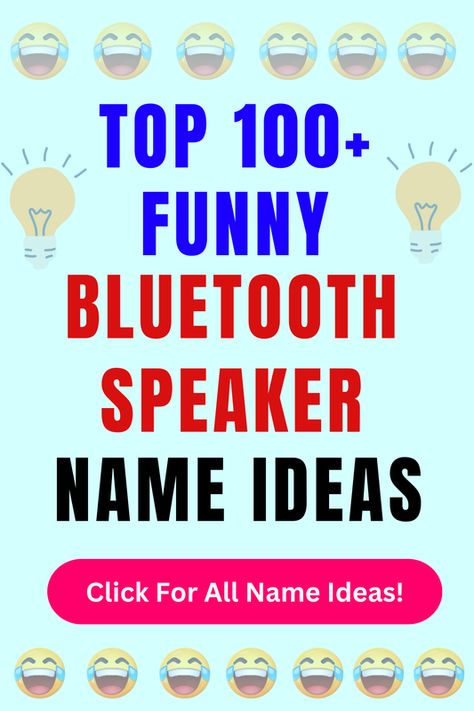 Looking for funny Bluetooth Speaker names? Check out our list of top 100+ funny Bluetooth Speaker name ideas in our blog post! Names For Headphones, Bluetooth Name Ideas, Sound Stage, Funny Names, Cb Radio, All Names, Name Ideas, Cute Names, Sonic Boom