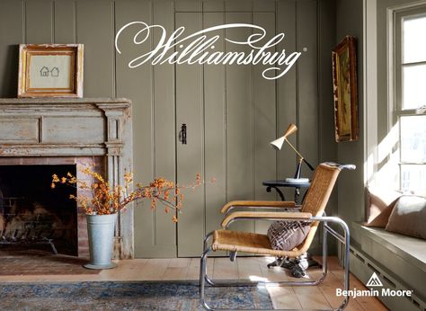 Williamsburg Colors by Benjamin Moore Benjamin Moore Williamsburg Collection, Herbal Escape Benjamin Moore, Williamsburg Blue Benjamin Moore, Benjamin Moore Historical Colors, Colonial Williamsburg Virginia, Williamsburg Virginia, Benjamin Moore Paint, Colonial Williamsburg, Paint Colors For Home