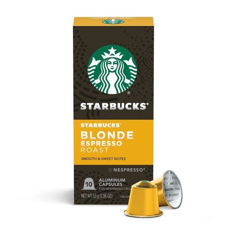 Discover great products at the best prices at Dealmoon. Starbucks by Nespresso Original Line Capsules — Blonde Light Roast Espresso — 10ct/2.01oz. Price:$6.64 at Target.com Blonde Espresso, Nespresso Original, Espresso Pods, Green Mountain Coffee, Light Roast Coffee, Nespresso Capsules, Medium Roast Coffee, Espresso Drinks, Single Origin Coffee