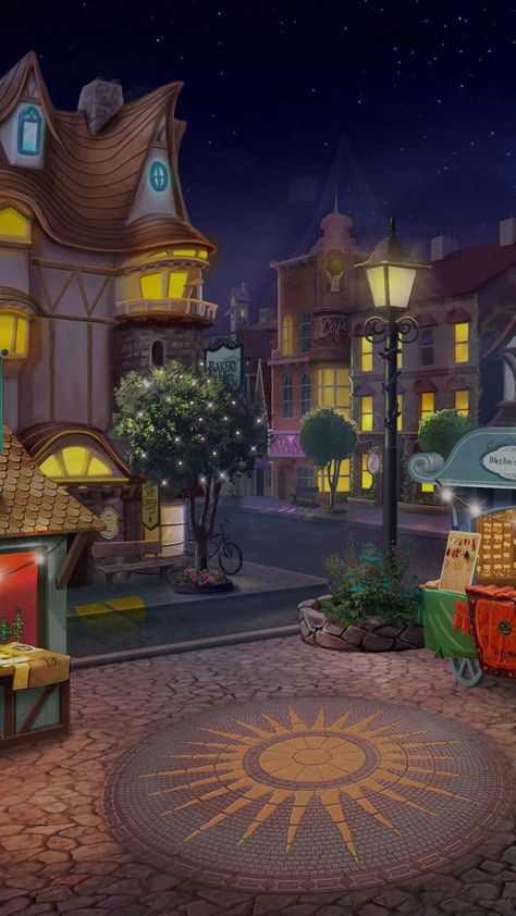 Disney Landscape, The Elementalists, Landscape Wallpapers, Fantasy Background, Disney Phone Wallpaper, Whatsapp Wallpaper, Fantasy City, Cute Disney Wallpaper, Fantasy Art Landscapes