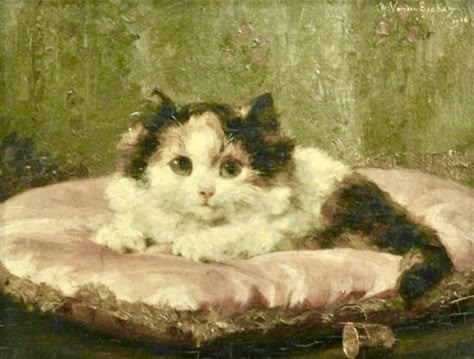 William Adolphe, Cat Paintings, Cats In Art, A Prince, Old Paintings, Romantic Art, Ethereal Art, Classical Art, Cat Painting