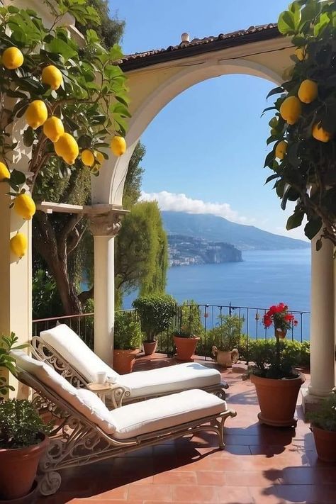 Sorrento , Italy ❤️ Italian Vacation Home, Italian Villa Aesthetic Interior, Italy Home Aesthetic, Italy Provence, Italy House Aesthetic, Medditeranean Aesthetic, Sorrento Aesthetic, Sorrento Italy Aesthetic, Italy Travel Aesthetic